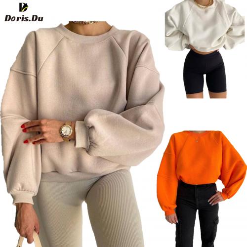 Women 100% Cotton Fashion Sweatshirt