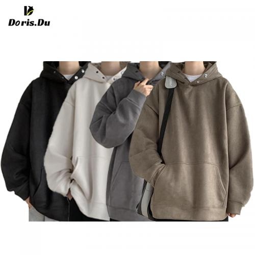 Heavy weight men plus size warm hoodie