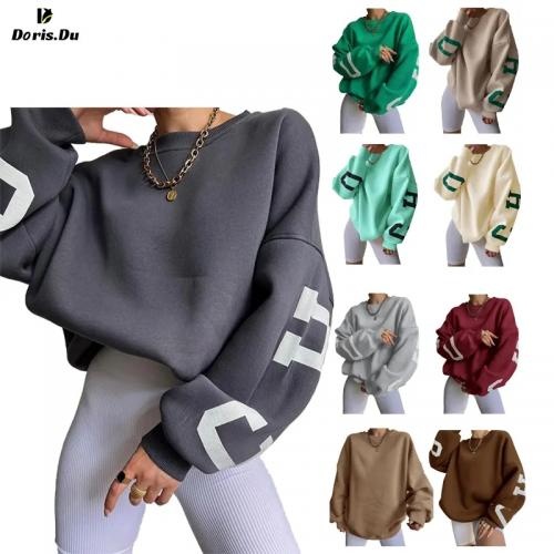 High Quality Pull Over Letter Print Casual Wear Long Sleeve