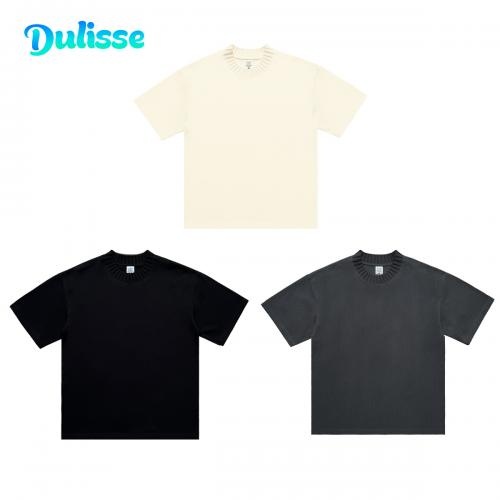 100% cotton loose short sleeve pull over tshirt